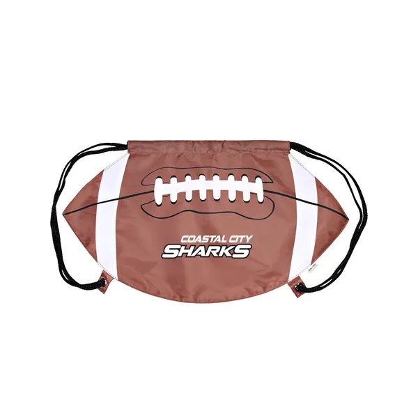 Game Time! Football Drawstring Bag.