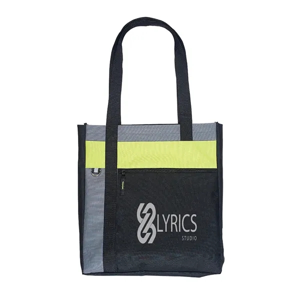 Happy De Stijl Polyester Tote Bag.