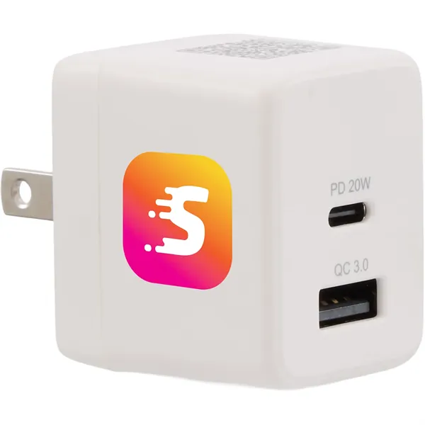 ETL Listed 20W Dual USB-A and C Wall Charger