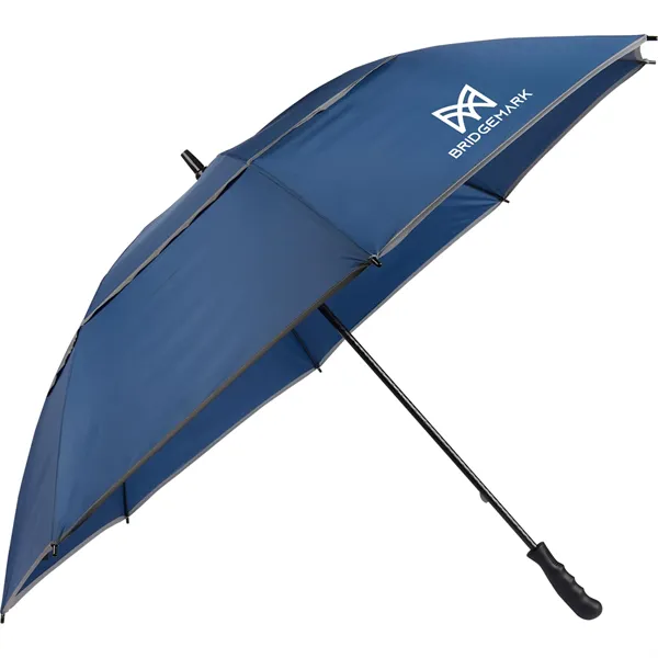 62" RPET Golf Umbrella w/ Reflective Trim