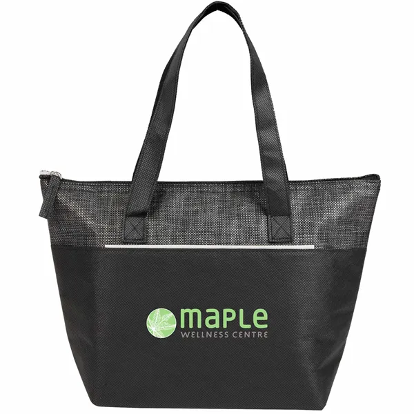 Mist Recycled 9-Can Non-Woven Tote Cooler
