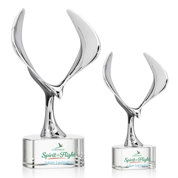 Maverick Eagle VividPrint™ Award on Paragon Base - Clear