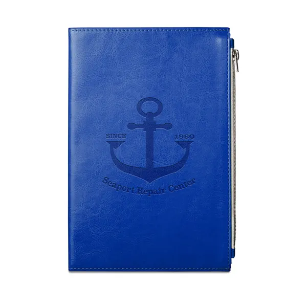 Element Softbound Journal With Zipper Pocket 5.7" x 8.5".