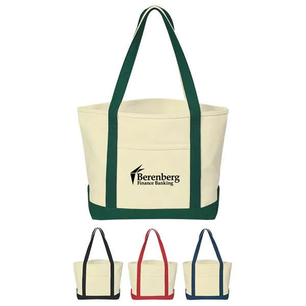 Medium Starboard Cotton Canvas Tote Bag