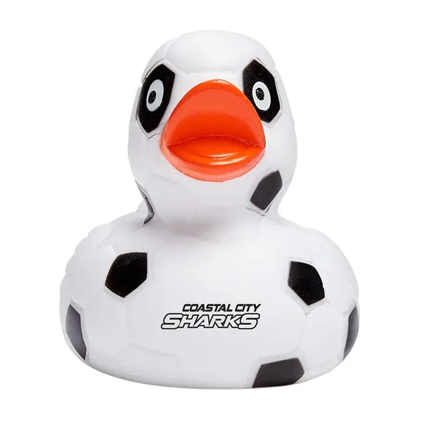 Soccer Ball Rubber Duck