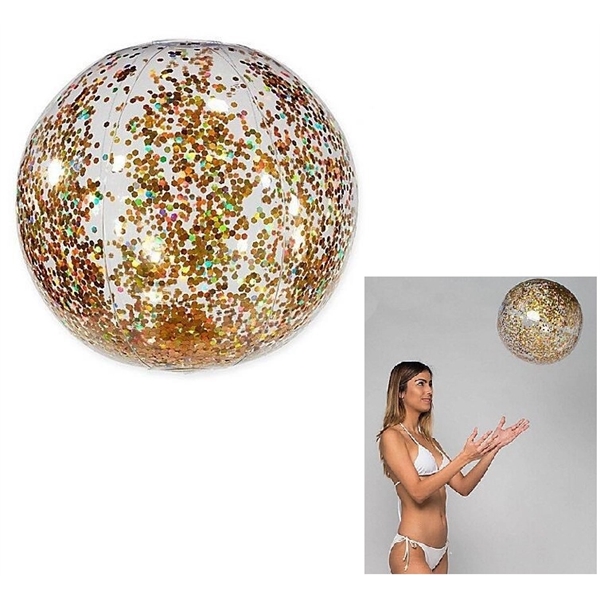 paillette Inflatable PVC Beach Ball