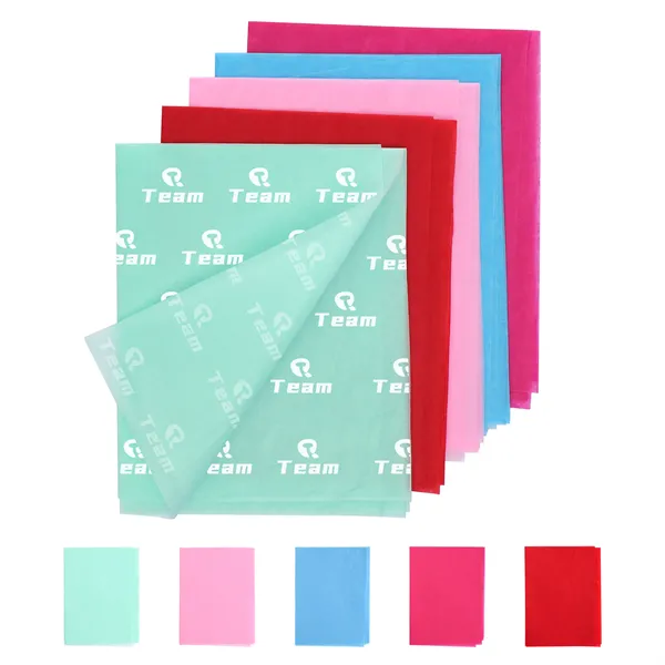 Full Color Custom Gift Wrapping Tissue Paper MOQ 1000PCS