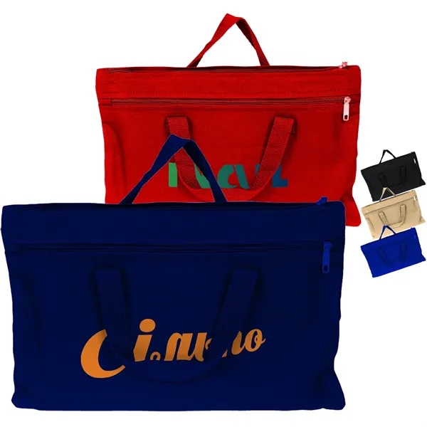 100% Cotton Canvas Document Bag