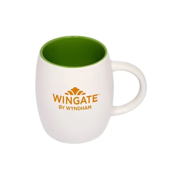 14 oz Morning Show Ceramic Barrel Mug
