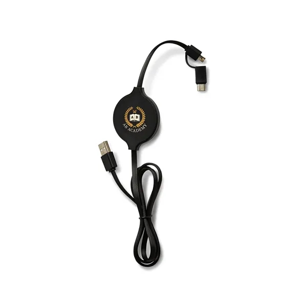 Duo Wireless Charging Pad With Integrated Cable.