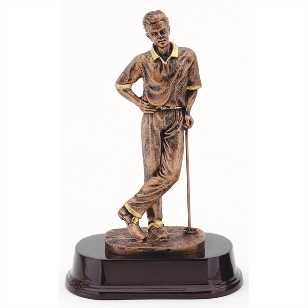 Male Golfer Bronze Sculpture