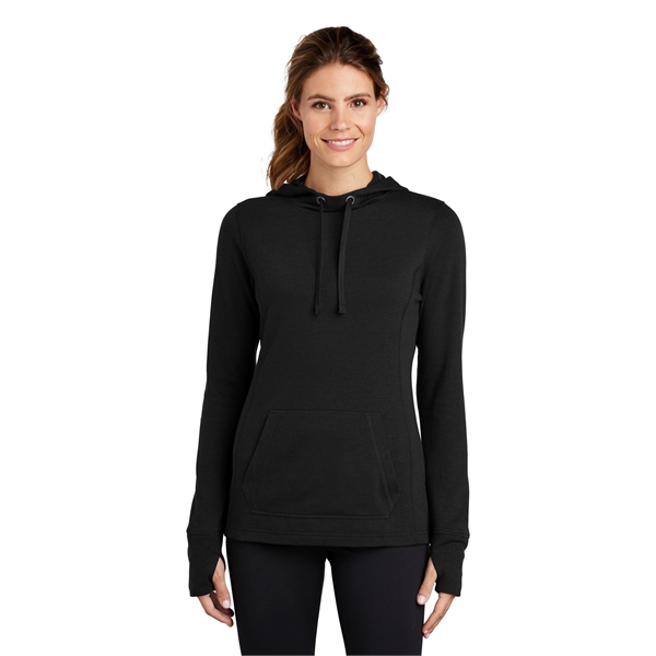 Sport-Tek Ladies PosiCharge Tri-Blend Wicking Fleece Hood...
