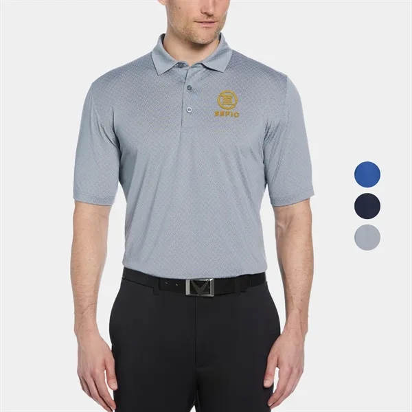 Callaway® All Over Stitched Men's Chev Polo Shirt