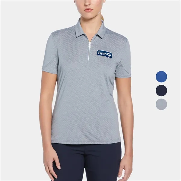 Callaway® All Over Stitched Women's Chev Polo Shirt