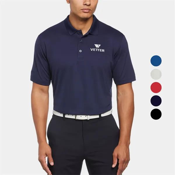 Callaway® Eco Horizontal Textured UPF 50+ Men's Polo Shirt