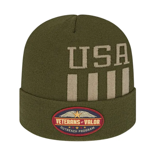 Patriotic Knit Cap with Cuff