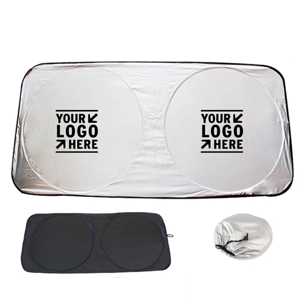 Collapsible Auto Windshield Sun Shade