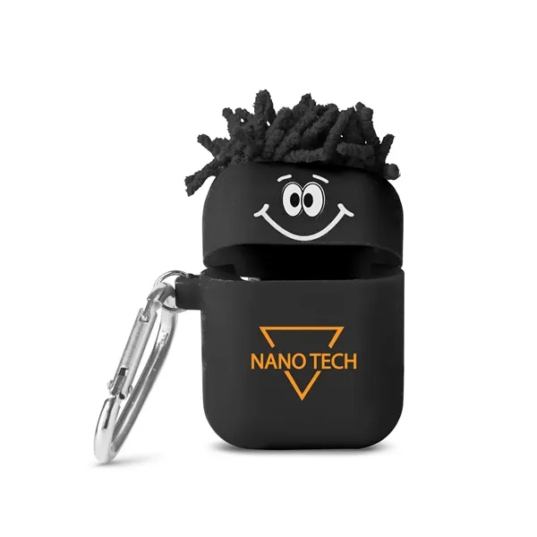MopToppers. Silicone Earbud Case With Carabiner.