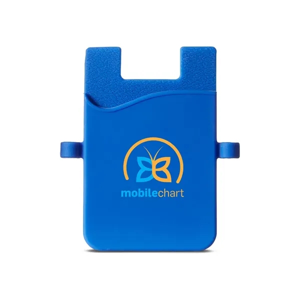 Silicone Smartphone Pocket with Earbud Loops