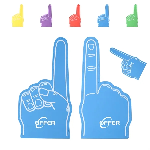 18"x9"Big Universal Giant Foam Finger Cheering Gloves