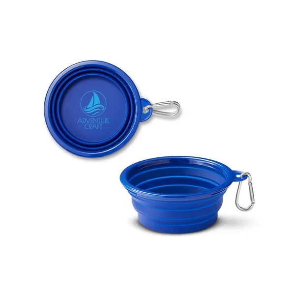 Collapsible Pet Bowl With Carabiner