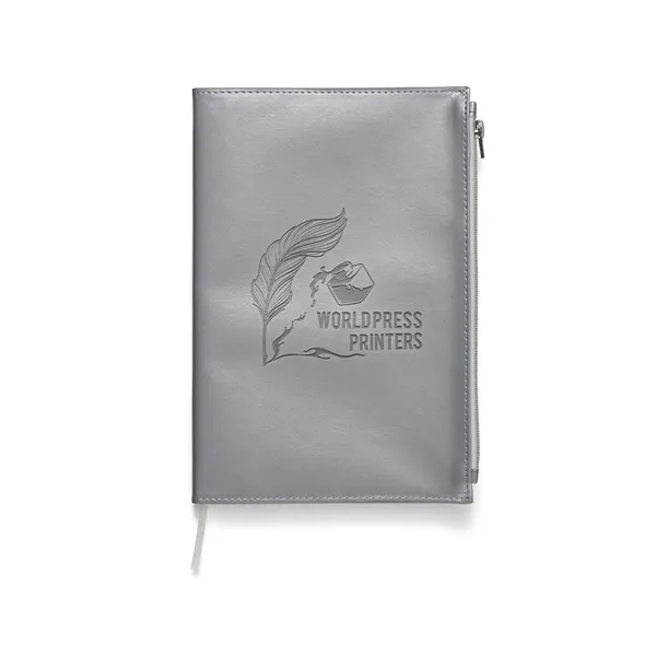 Softbound Metallic Foundry Journal With Zipper...