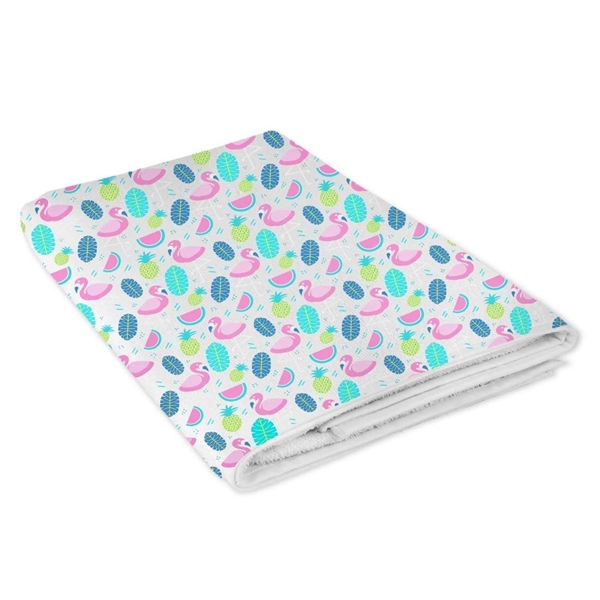 Subli-Plush Velour Beach Towel