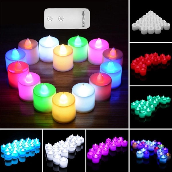 Remote Control LED Candle 7 Color Changing
