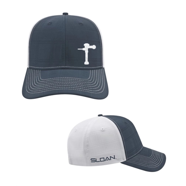 Modified Flat Bill Two-Tone Polyester Cap (SE)