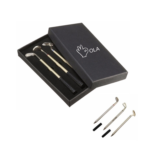 Golf Club Ballpoint Pen Gift Set