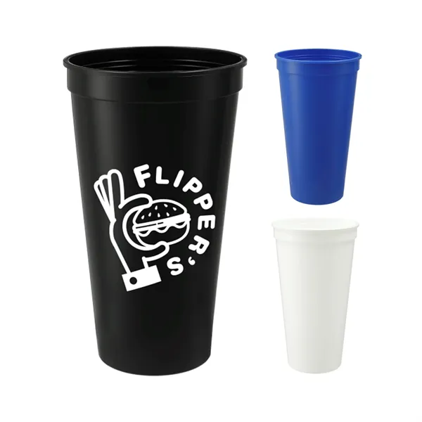 Solid 24oz Stadium Cup