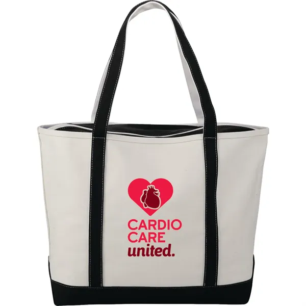 Baltic 24oz Cotton Canvas Tall Zippered Tote