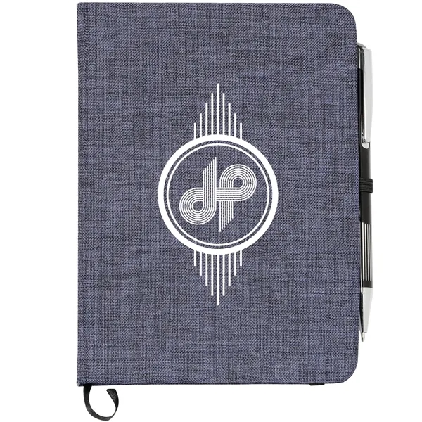 FSC® Mix 5" x 7" Heathered Bound Notebook
