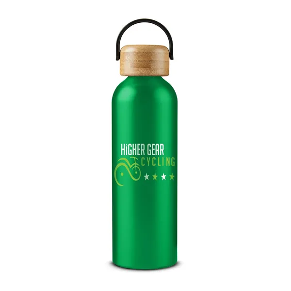 24 oz. Vigor Aluminum Bottle With Bamboo Lid.