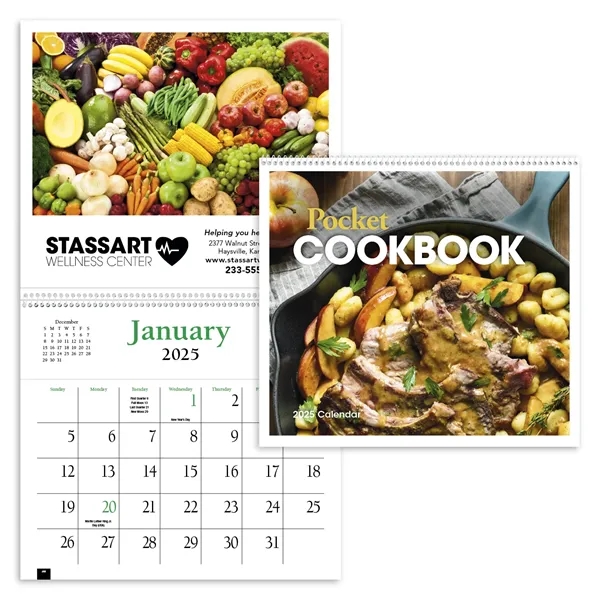 Products Pocket Cookbook Calendar