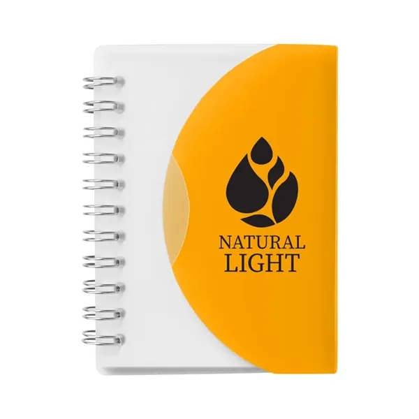 Curve Small Spiral Notebook 3.25" x 4.25".