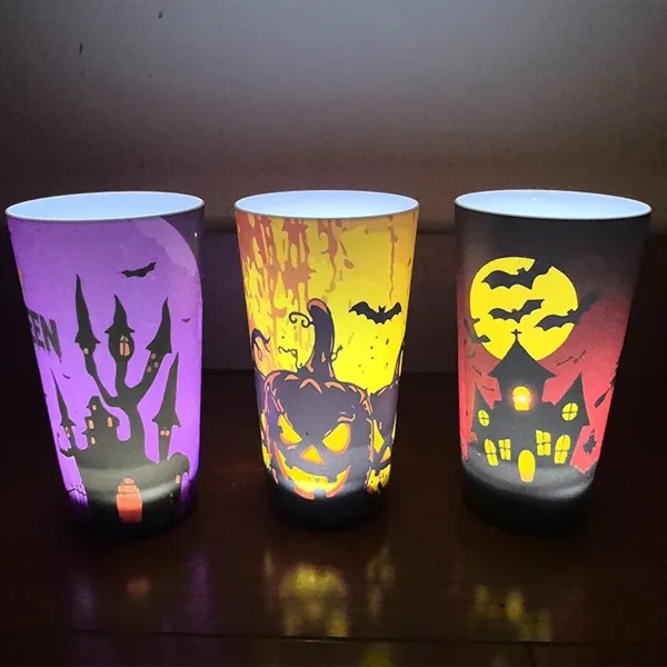 Hallowmas Plastic LED Water Sensing Light Up Cup