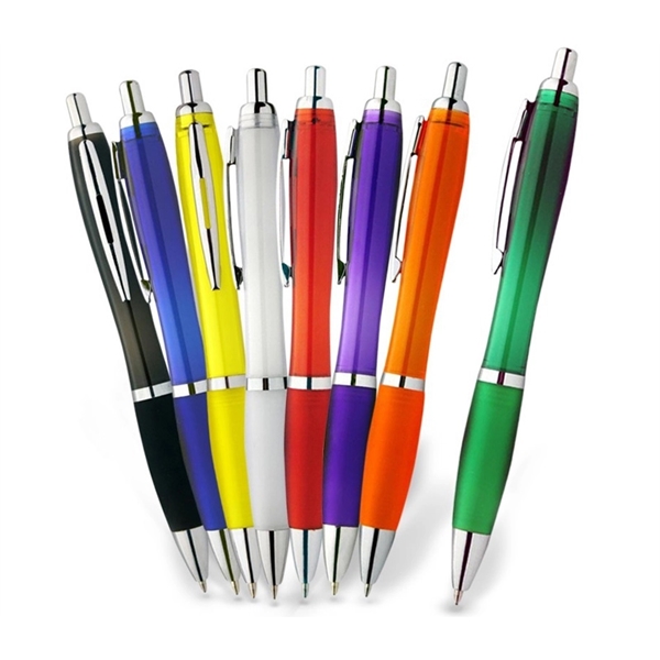 Silicone Grip Ballpoint Pen