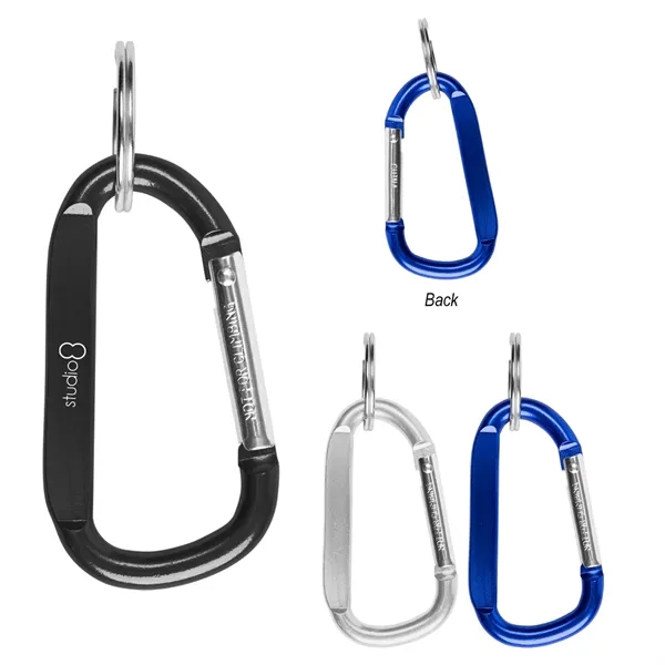 6mm Carabiner With Split Ring