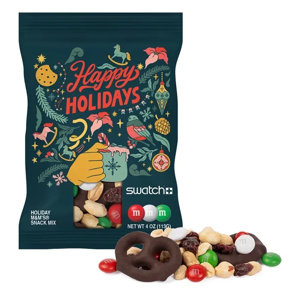 4oz Digibag™, Holiday M&M Snack Mix