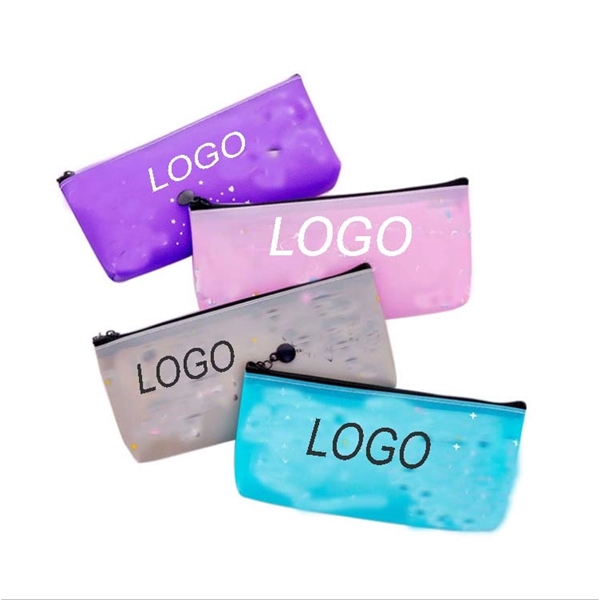 Fashion PVC Clear Colorful Cosmetic Bag/ Pouch