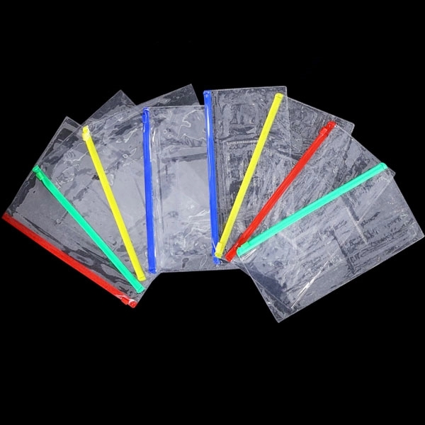 PVC Zipper Pouch With Card Holder