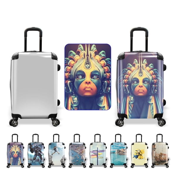 Full Color Process Travel Carry-On Luggage Case