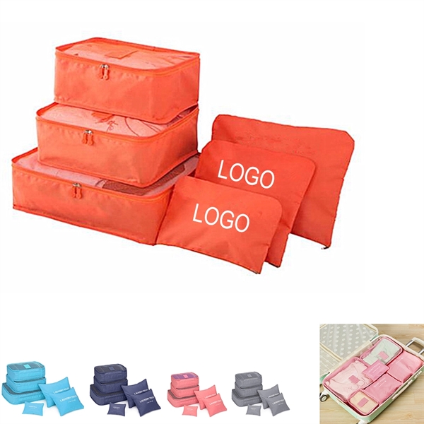 6 pieces Polyester Travel Storage Bag Set