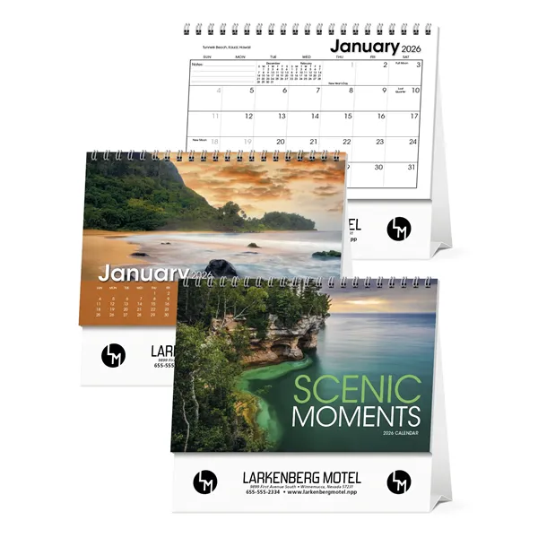 Triumph® Calendars Scenic Moments Large Desk Calendar