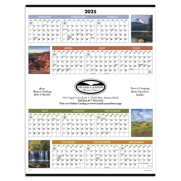 Triumph® Calendars Scenic Span-A-Year Calendar