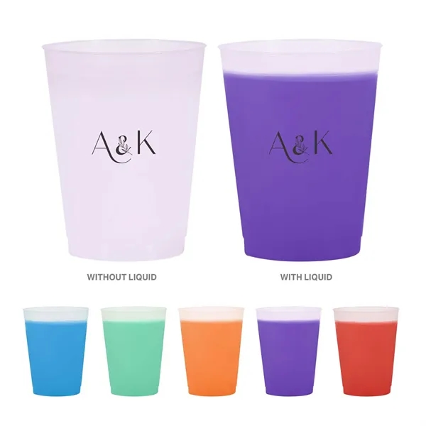 16 oz Frosted Mood Reusable Flex Stadium Cup