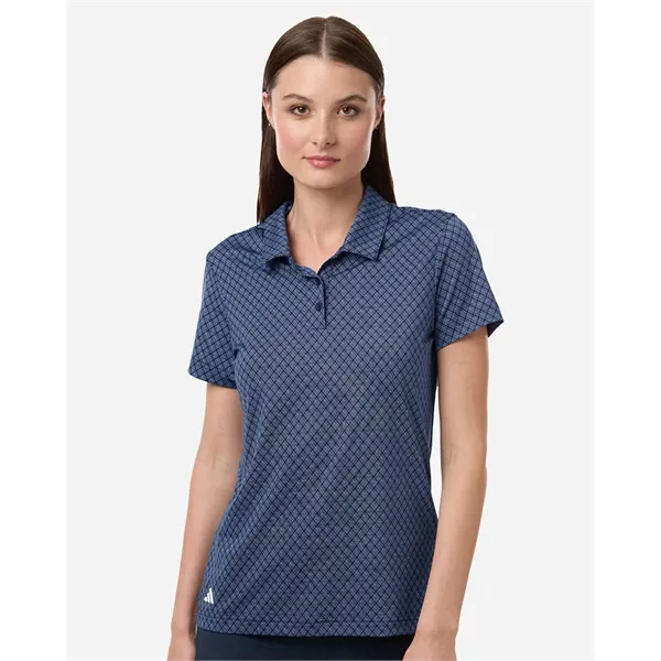 Adidas Women's 4-Way Stretch Printed Polo