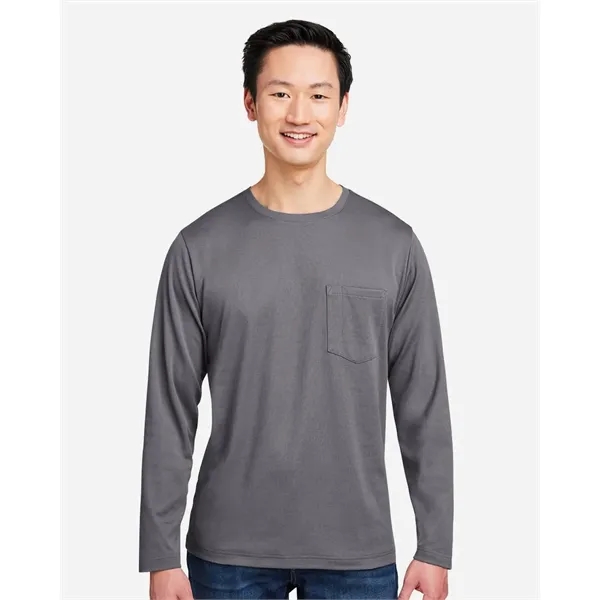Harriton Unisex Charge Snag and Soil Protect Long Sleeve ...