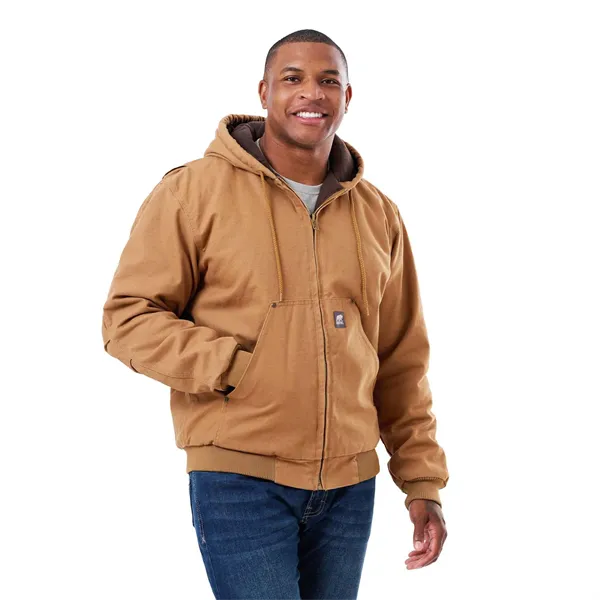 Berne Heartland Washed Duck Hooded Work Jacket